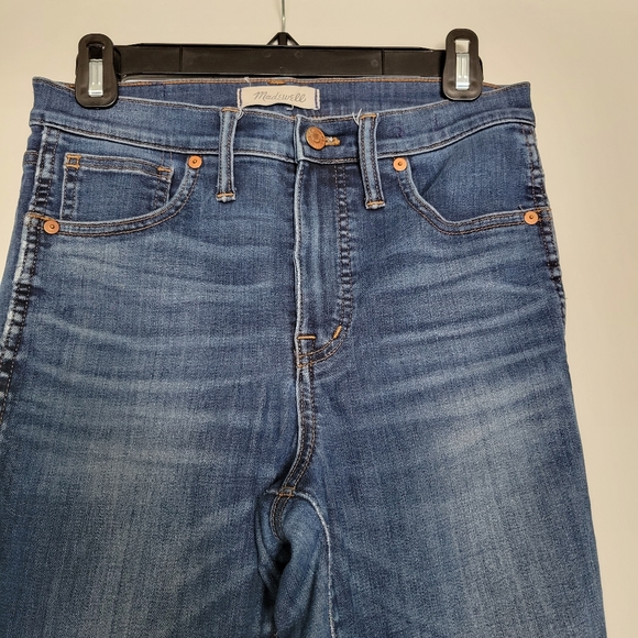 Madewell 10" High Rise Skinny Jeans Size 27T - Picture 4 of 12
